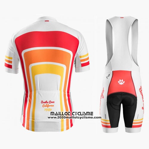 2016 Maillot Ciclismo Trek Bontrager Rouge et Blanc Manches Courtes et Cuissard